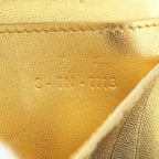 Celine Round Zipper Leather Gold Yellow Bifold Wallet 0472 — view 8