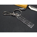 Fendi Key Holder Key Sling Bag Charm Silver