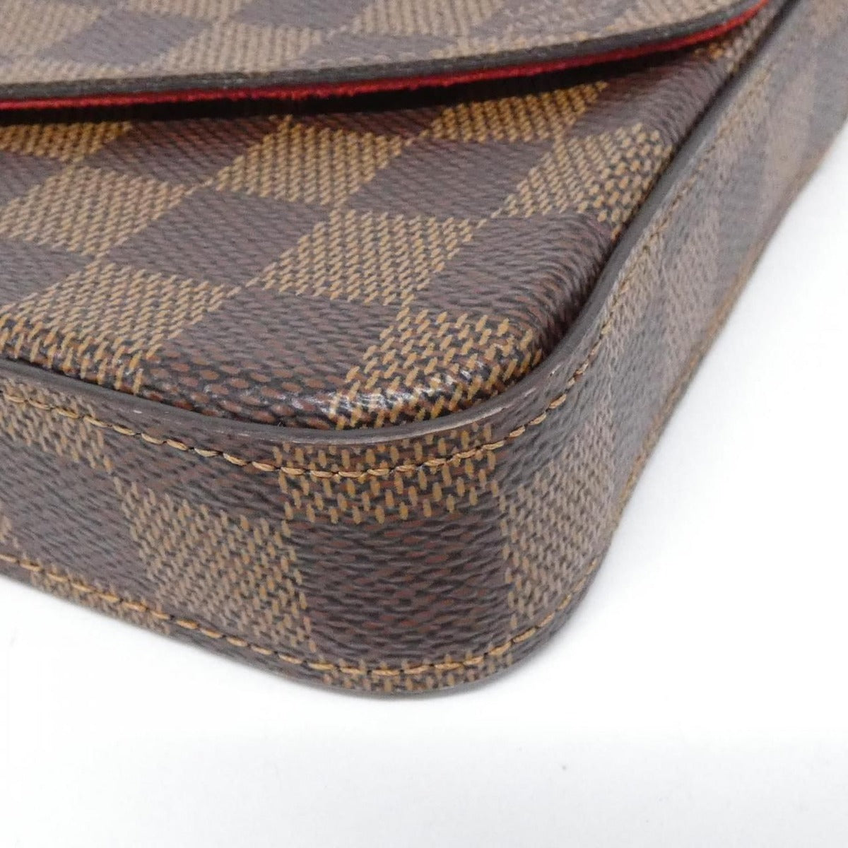 Louis Vuitton Damier Pochette Shoulder Bag Ebene — view 3