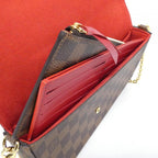 Louis Vuitton Damier Pochette Shoulder Bag Ebene — view 5