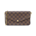 Louis Vuitton Damier Pochette Shoulder Bag Ebene