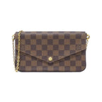 Louis Vuitton Damier Pochette Shoulder Bag Ebene
