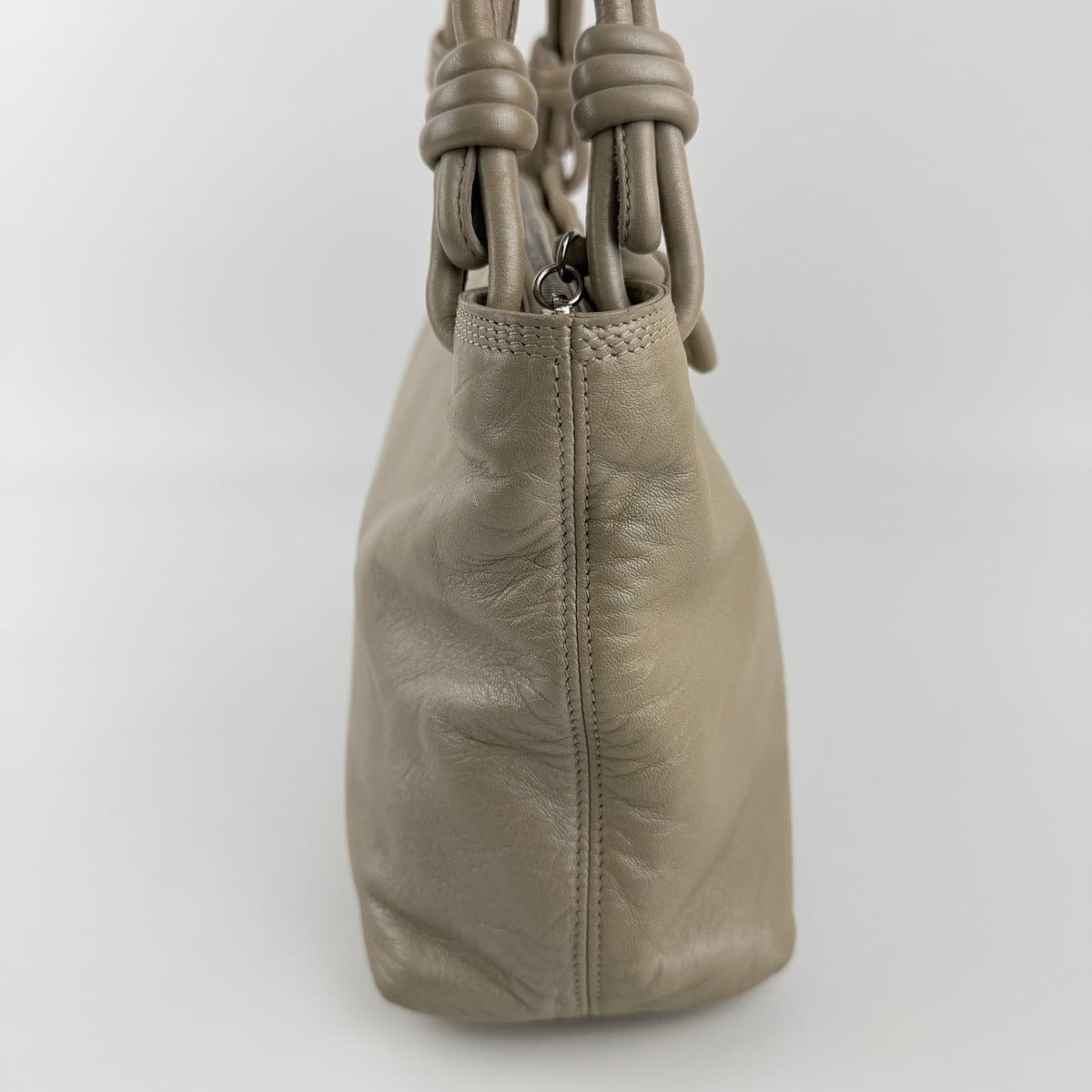 Loewe Anagram Shoulder Bag Beige Leather Vintage — view 7