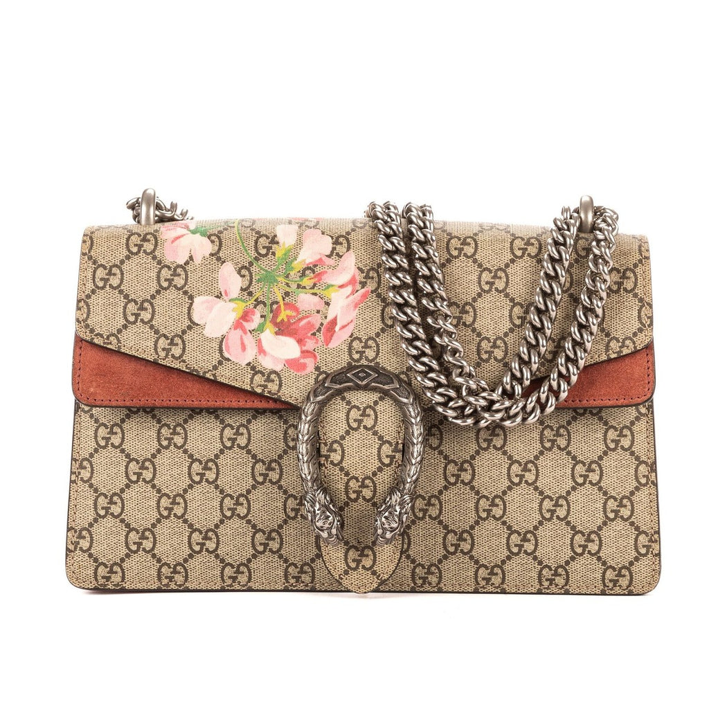 Gucci Blooms Dionysus Beige Burgundy Supreme Canvas Jacket