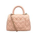 Chanel Shoulder Bag Coco Handle XXS As2215 Quilted Caviar Leather — view 2