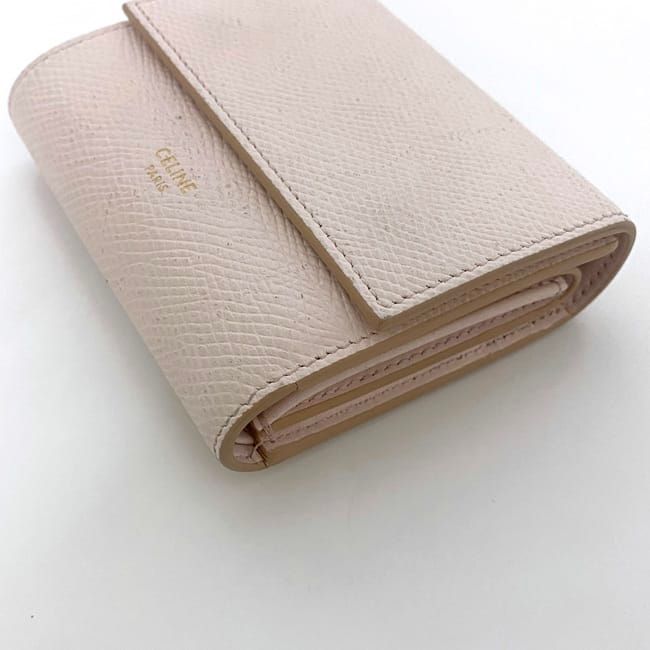 Celine Wallet Trifold Pink Beige 10 B57 — view 3