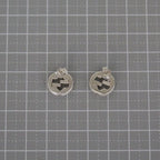 Gucci G Motif Earrings Interlocking AG 925 Silver E1119 — view 7