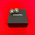 Chanel Coco Mark Motif GP Earrings Accessories Small 23BC
