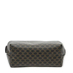 Celine Vintage Toiletries Pouch Black Macadam Canvas — view 6