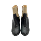 Chanel Coco Mark Short Boots Size 34 Bicolor 0180 — view 3