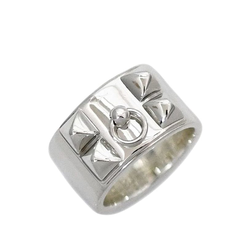 Hermes Ring Collier de Chien H Silver — view 4