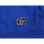 Gucci GG Marmont Polyester Bucket Hat M 57 Blue — view 8