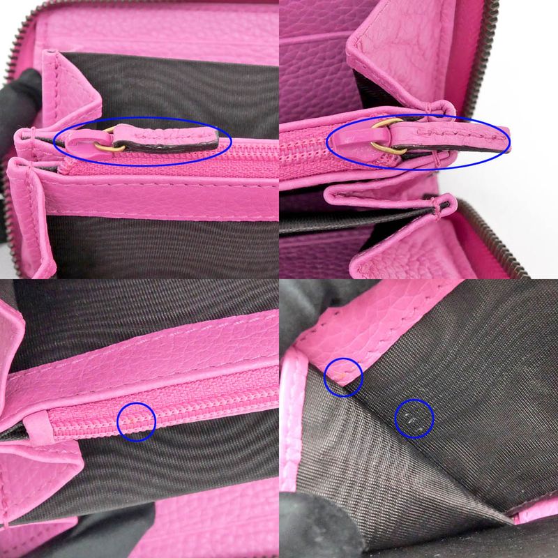 Gucci GG Marmont Zip Around 1147 Pink Long Wallet — view 8