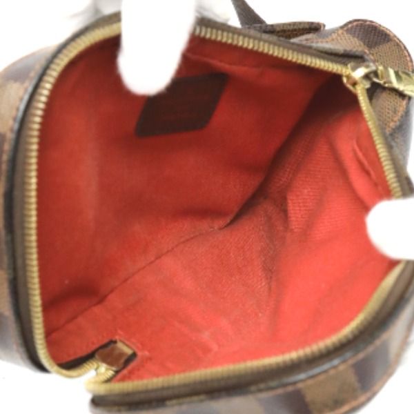 Louis Vuitton Damier Waist Pouch Geronimos Body Bag Brown — view 7