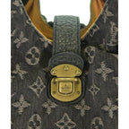 Louis Vuitton Handbag Denim Black — view 8