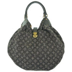 Louis Vuitton Handbag Denim Black