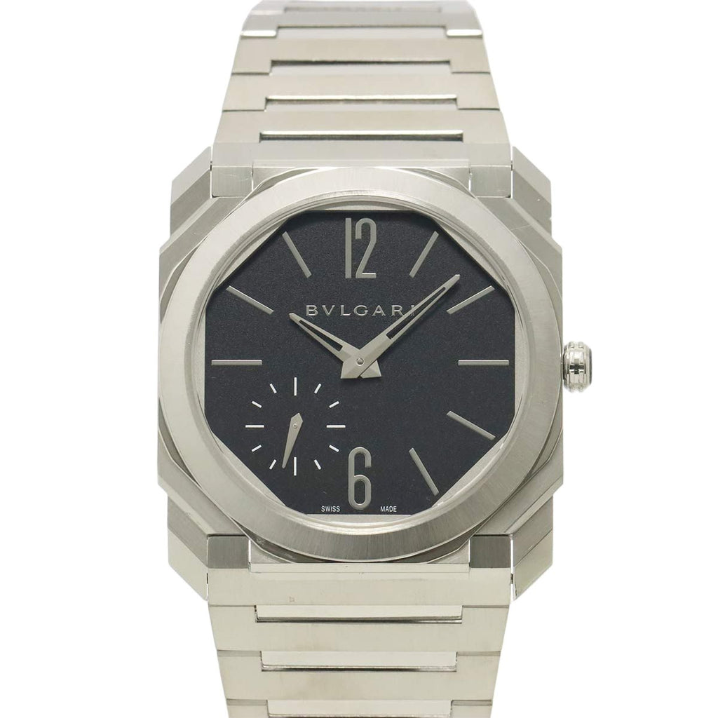 Bvlgari Octo Finissimo Watch Black Automatic Winding