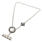 Hermes Medallion XO Collier de Chien Buffalo Horn Metal