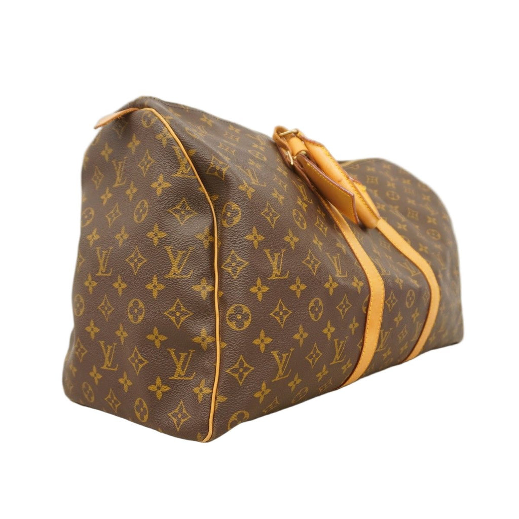 Louis Vuitton Boston Bag Monogram Keepall Bandouliere 50 Brown — view 2