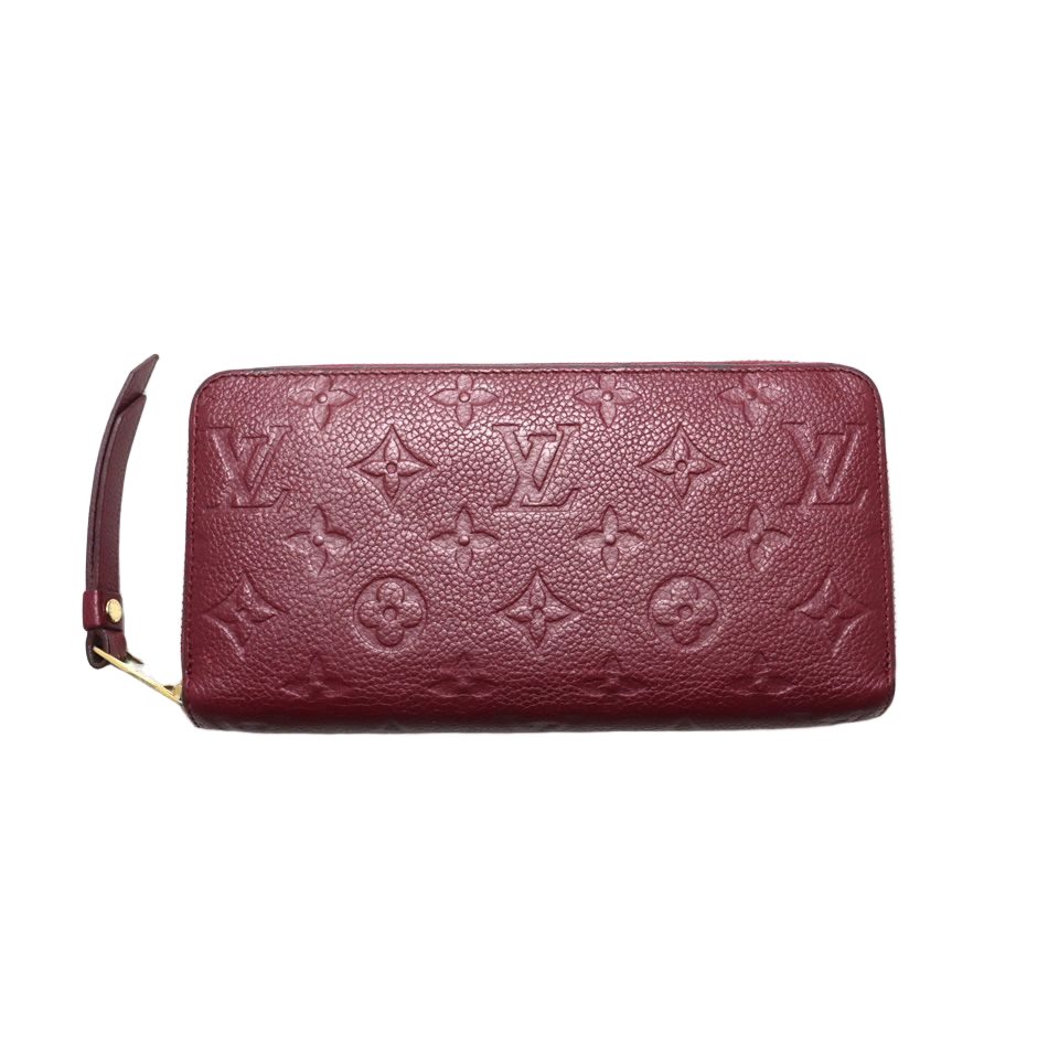 Louis Vuitton Monogram Empreinte Leather Zip Around Wallet