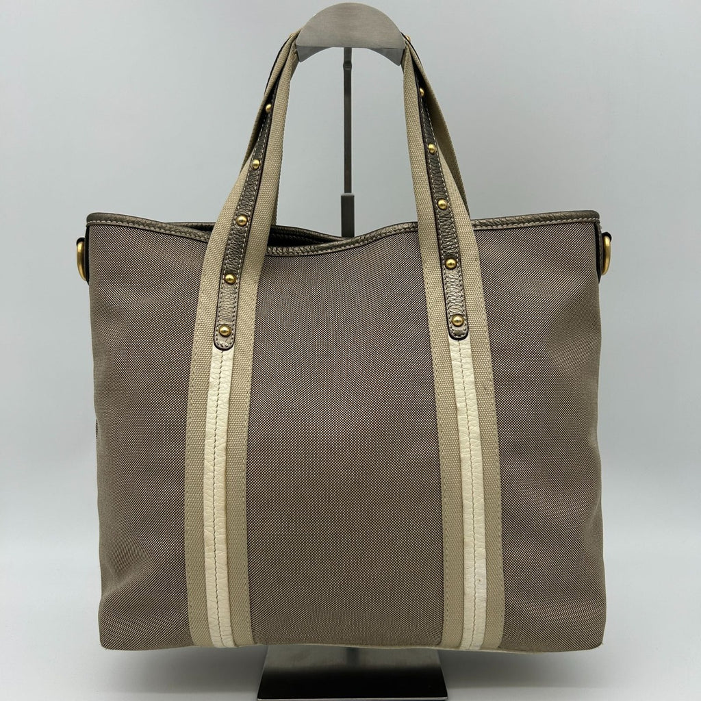 Prada Jacquard Tote Gold — view 3