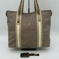 Prada Jacquard Tote Gold