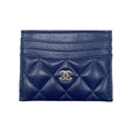Chanel Card Case Timeless Classic Line Fragment Ap4472 Quilted Caviar