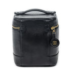 Chanel Cc Tal Vanity Case Black Caviar Leather — view 5