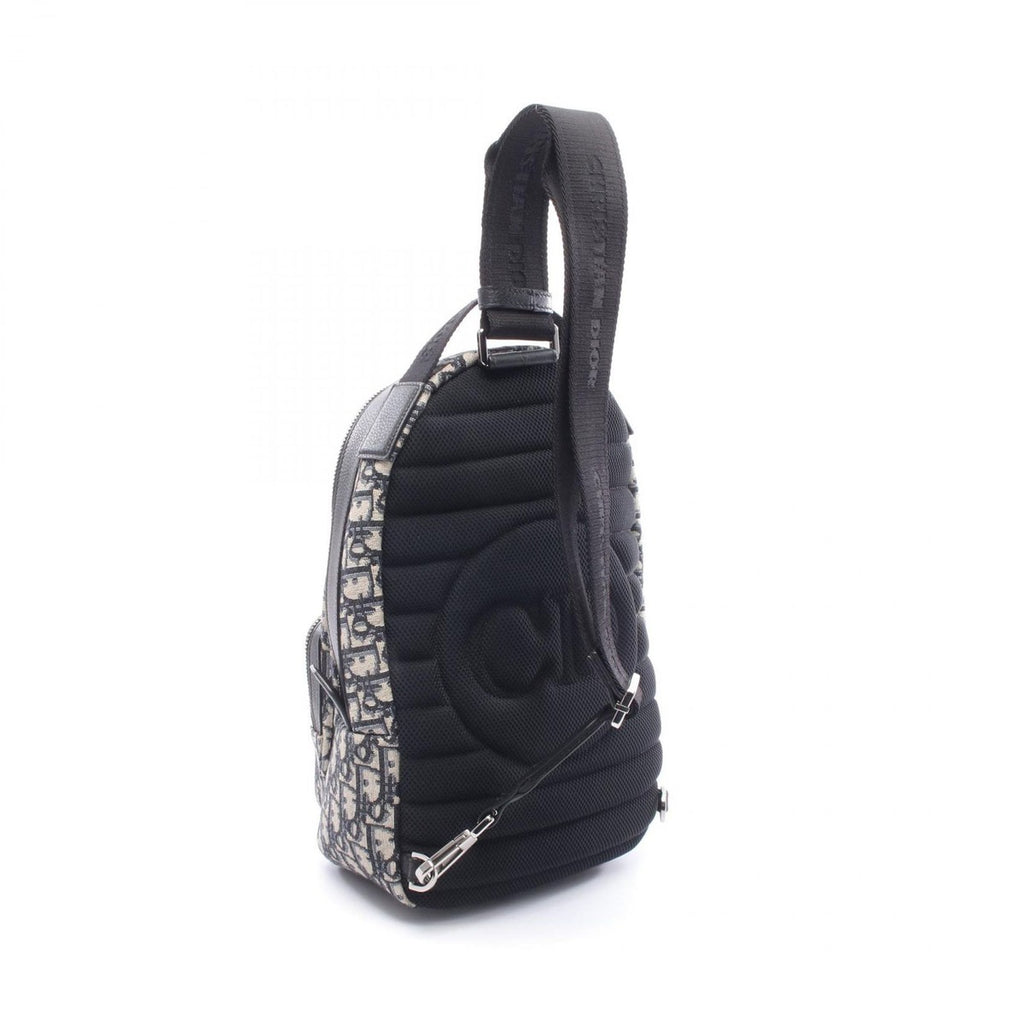 Dior Waist Bag Rider Mini Black Navy Canvas Leather White Navy. Beige — view 2