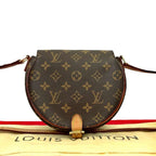 Louis Vuitton Tamburan Monogram Leather Mini Shoulder Bag With Pochette — view 2