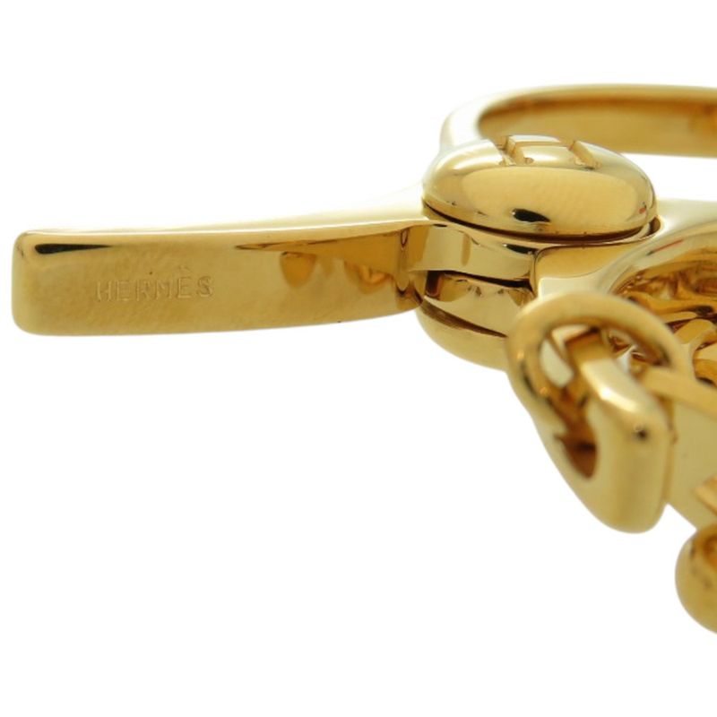 Hermes Glove Holder Filleux Metal Dore Gold 0104 — view 5