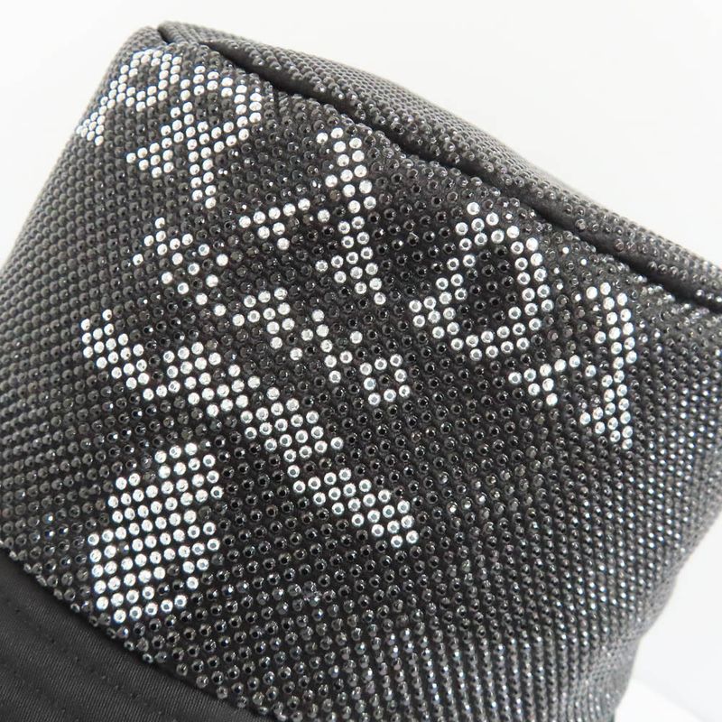 Prada Re-nylon Bucket Hat Black Studded Logo 2 Hc137 D0 S M Size — view 5
