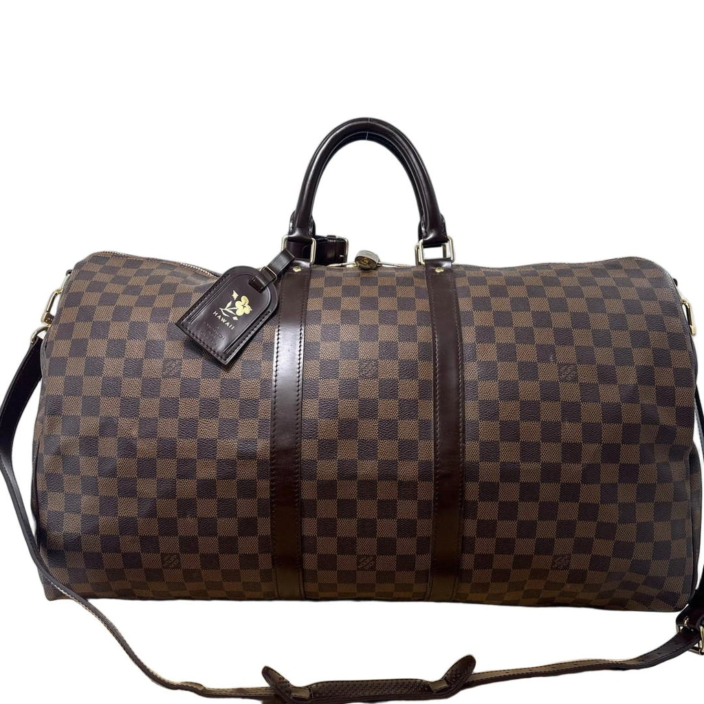 Louis Vuitton Damier Keepall Bandouliere 55 Boston