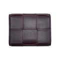 Bottega Veneta Trifold Wallet Maxi Intrecciato Leather Purple