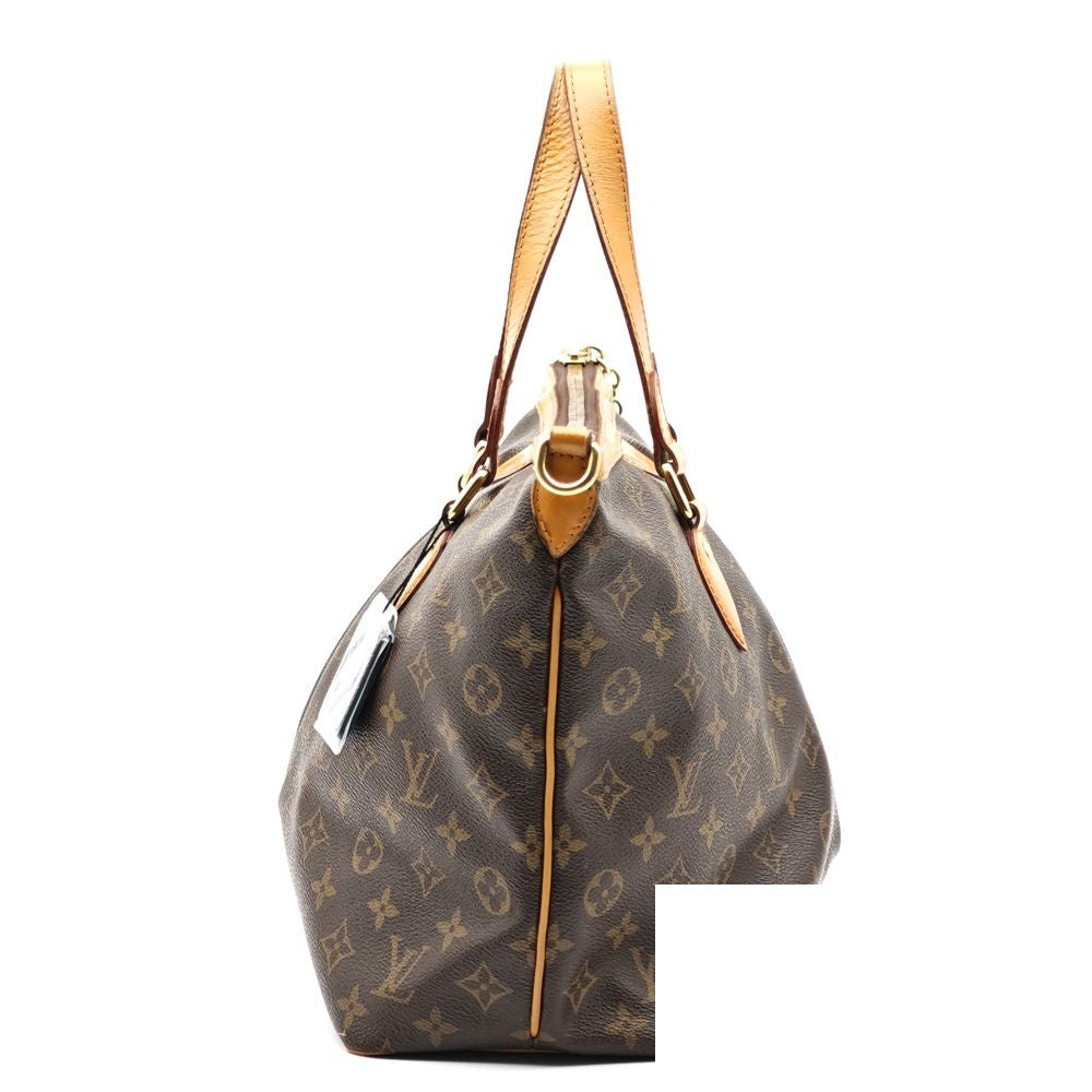 Louis Vuitton Palermo PM Monogram Canvas Brown Tote Bag — view 4