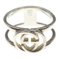 Gucci Interlocking Ring 925 Sterling Silver