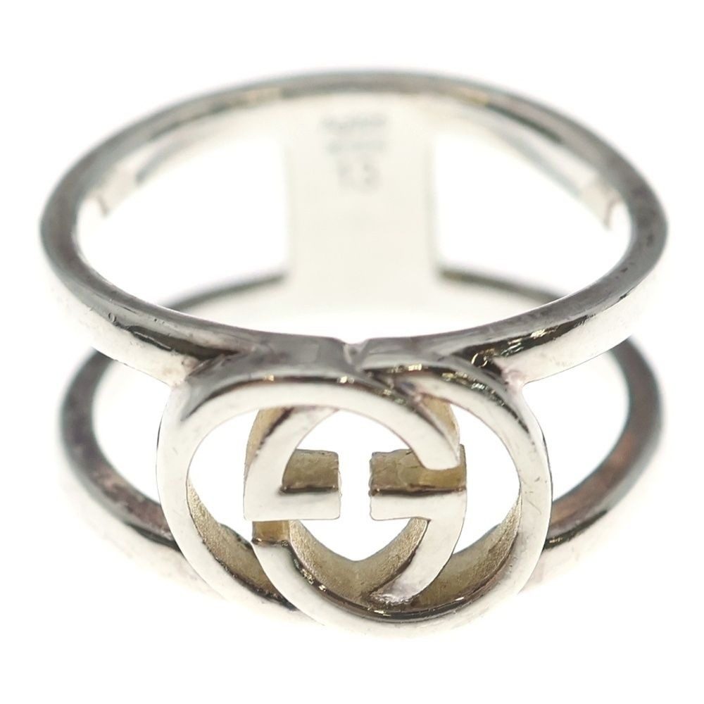 Gucci Interlocking Ring 925 Sterling Silver