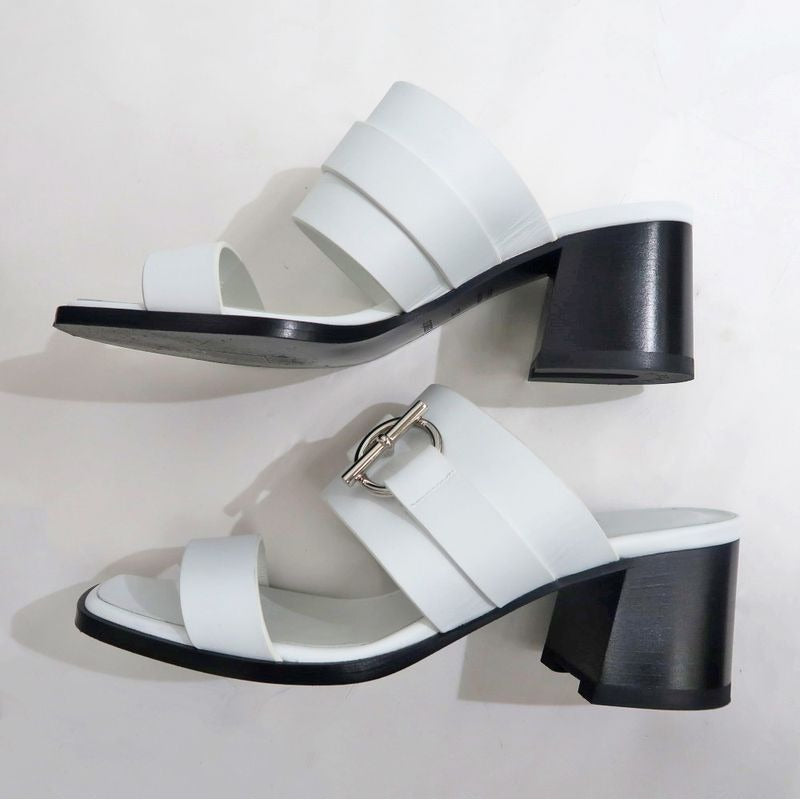 Hermes Cute Mule Size 361 2 Ivory Apparel Shoes — view 4