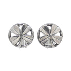 Chanel Vintage Earrings Silver