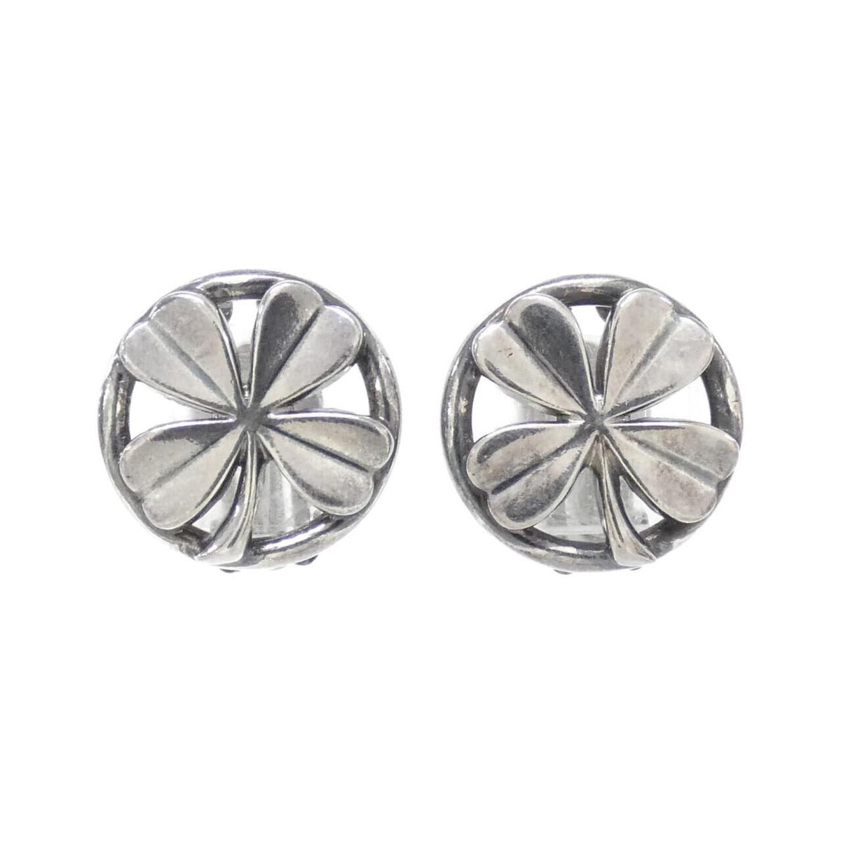 Chanel Vintage Earrings Silver