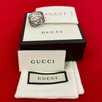 Gucci Square G Arabesque Silver 925 Ring No 18 Accessory — view 3