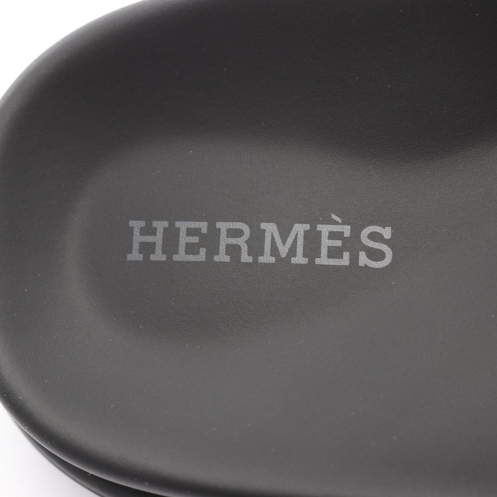 Hermes Sandals Chypre Silver Leather — view 5