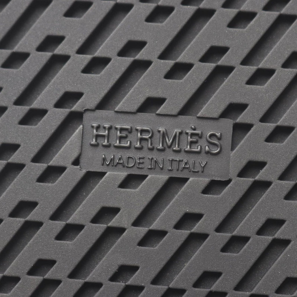 Hermes Sandals Chypre Silver Leather — view 6