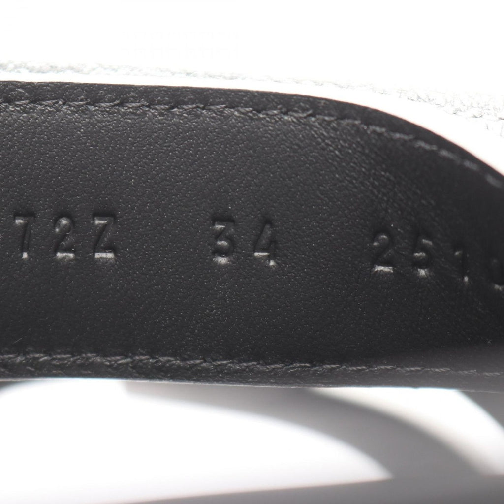 Hermes Sandals Chypre Silver Leather — view 7