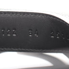Hermes Sandals Chypre Silver Leather — view 7