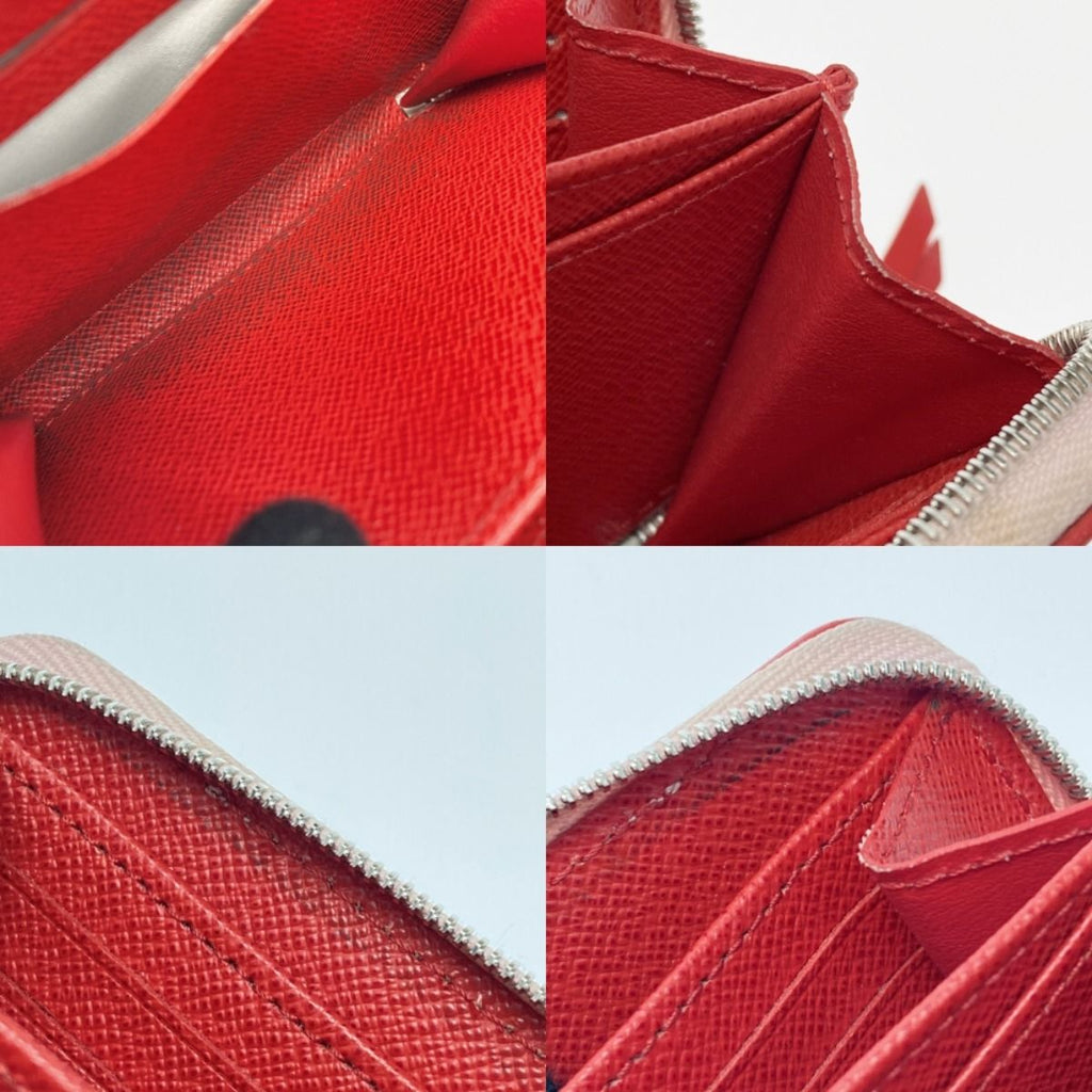 Louis Vuitton Epi Blooming Corner Zippy Coin Purse Rose — view 6