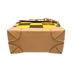 Louis Vuitton Shoulder Bag Nano Steamer Damier Pop Canvas Yellow Brown — view 4