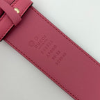 Gucci Belt Interlocking Leather Metal Pink Light Togo — view 5