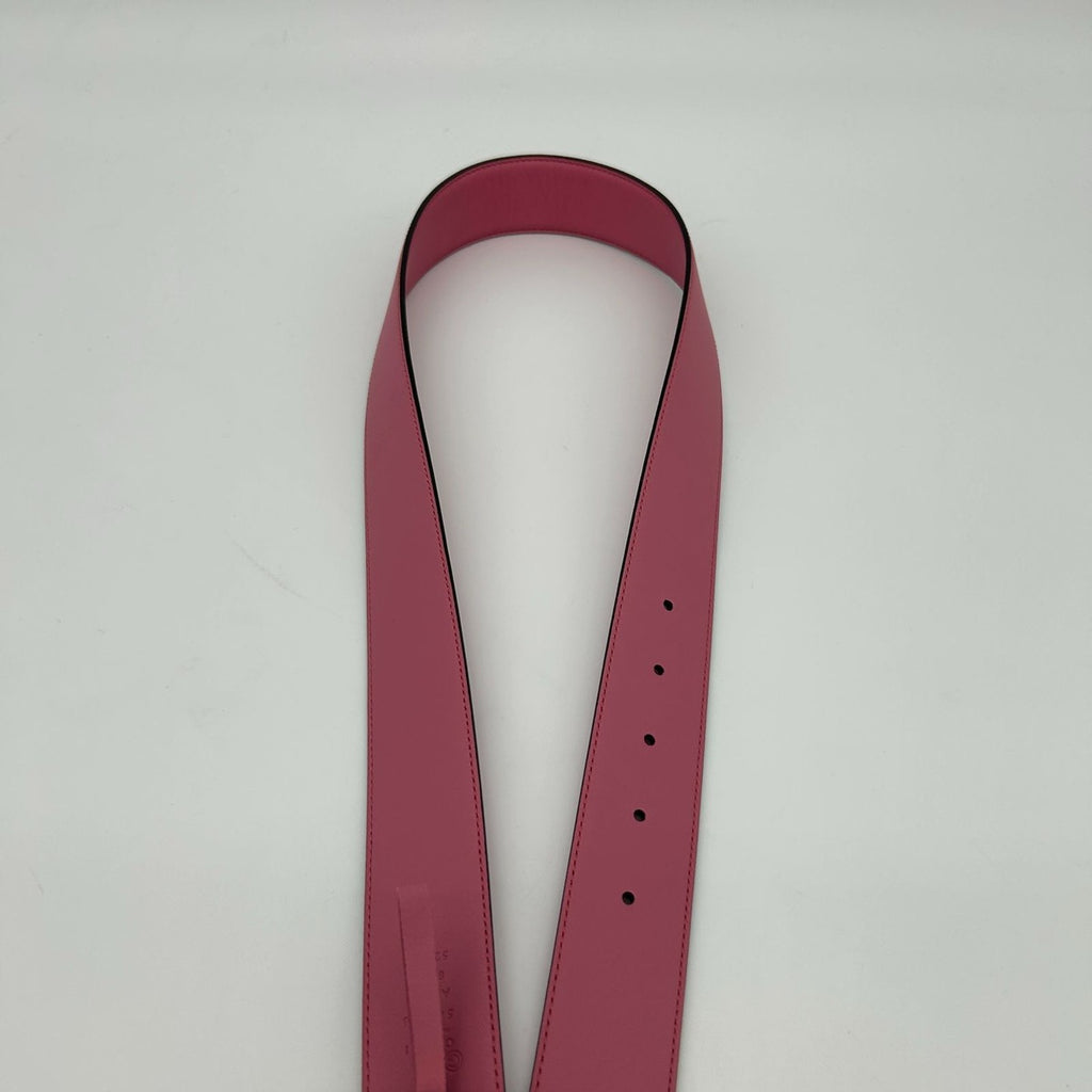 Gucci Belt Interlocking Leather Metal Pink Light Togo — view 6