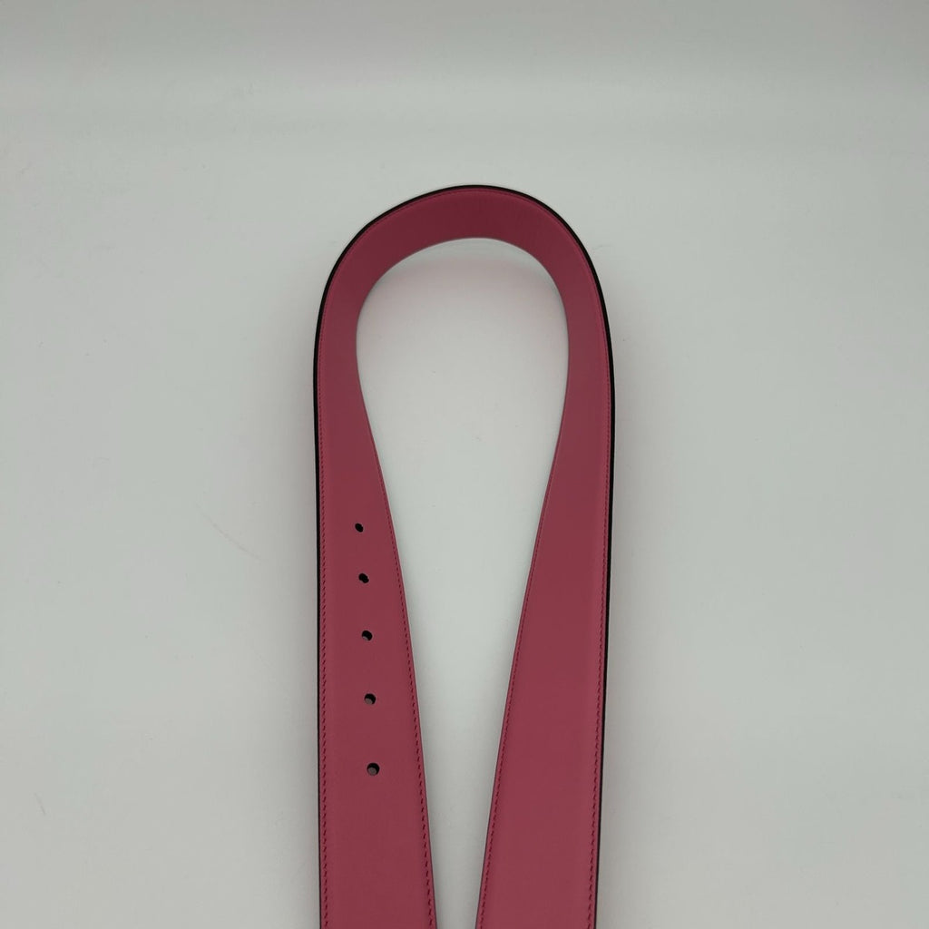 Gucci Belt Interlocking Leather Metal Pink Light Togo — view 7